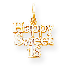 HAPPY SWEET 16 CHARM 10k Gold 10C336, MPN: 10C336, 886774084411