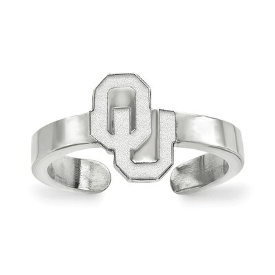 University of Oklahoma Toe Ring Sterling Silver SS059UOK, MPN: SS059UOK, 886774960036