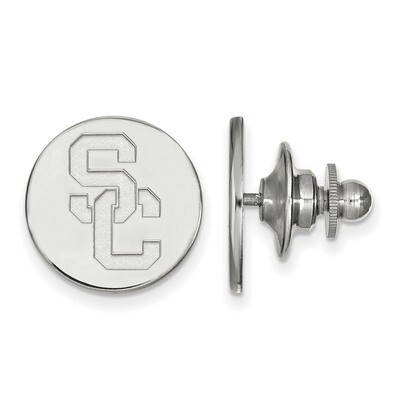 University of Southern California Tie Tac 14k White Gold 4W010USC, MPN: 4W010USC, 191101270543