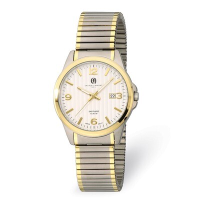Charles Hubert Titanium Silver Dial Expansion Band Men&#39;s Watch XWA5515, MPN: XWA5515, 848870008012