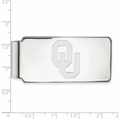 University of Oklahoma Money Clip - 10k White Gold 1W026UOK, MPN: 1W026UOK, 886774784618