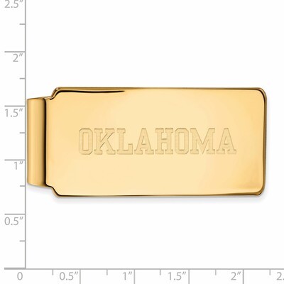 University of Oklahoma Money Clip - Gold-plated on Silver GP046UOK, MPN: GP046UOK, 886774945453