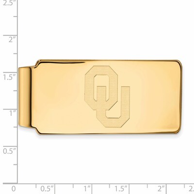 University of Oklahoma Money Clip - Gold-plated on Silver GP026UOK, MPN: GP026UOK, 886774930282