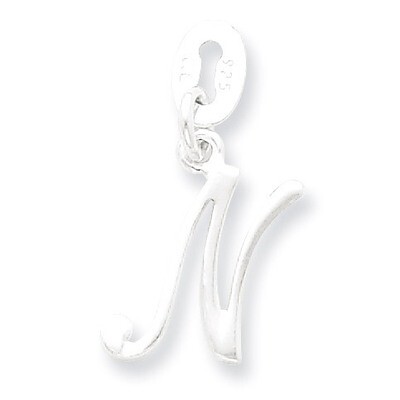 Initial N Pendant Sterling Silver QC6510N, MPN: QC6510N, 883957532523