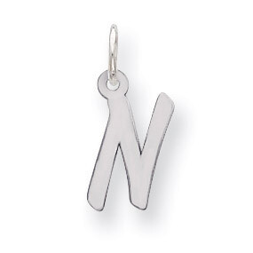Initial N Charm Sterling Silver QC5092N, MPN: QC5092N, 883957518862