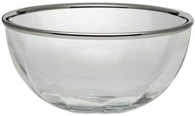 Ercuis eclat Glass Bowl With Rim 6.75 Inch Silver Plated F540286-30, MPN: F540286-30, 790955040670