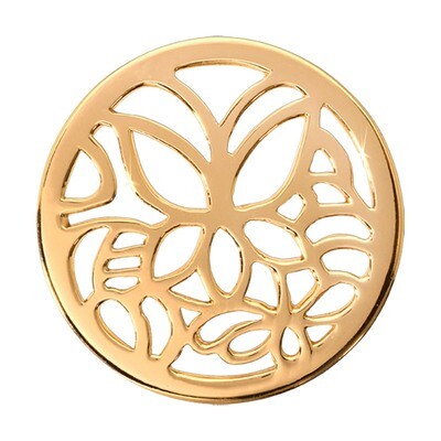 Nikki Lissoni Butterfly Gold-Plated 33mm Coin C1132GM, MPN: C1132GM, 8718627462768