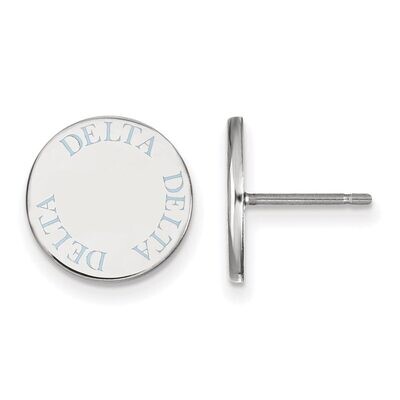 Delta Delta Delta Enameled Post Earrings Sterling Silver SS020DDD, MPN: SS020DDD, 886774603230