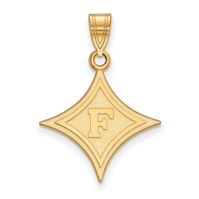 Furman University Large Pendant 14k Yellow Gold 4Y004FUU, MPN: 4Y004FUU, 886774862293