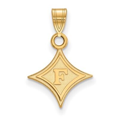 Furman University Small Pendant 14k Yellow Gold 4Y002FUU, MPN: 4Y002FUU, 886774858395