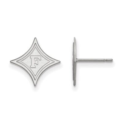 Furman University Small Post Earring 14k White Gold 4W008FUU, MPN: 4W008FUU, 886774835020