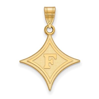 Furman University Large Pendant Gold-plated Silver GP004FUU, MPN: GP004FUU, 886774898162
