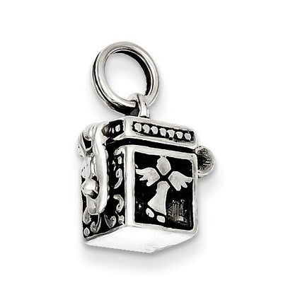 Angel Prayer Box Charm Sterling Silver QC4460, MPN: QC4460, 723252302233