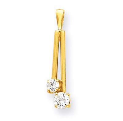Diamond pendant 14k Gold XP1566AA, MPN: XP1566AA, 883957191041