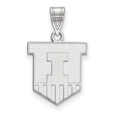 University of Illinois Medium Pendant 10k White Gold 1W045UIL, MPN: 1W045UIL, 886774788722