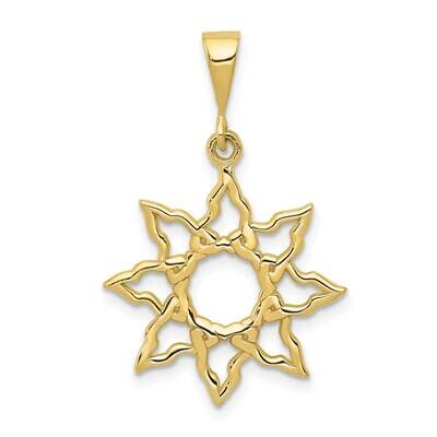 Sun Charm 10k Gold 10K3197, MPN: 10K3197,