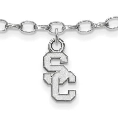 University of Southern California Anklet Sterling Silver Rhodium-plated SS056USC, MPN: SS056USC, 19…