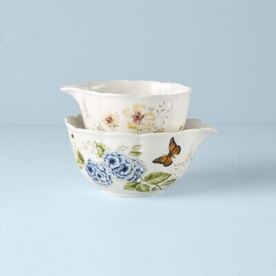 Lenox Butterfly Meadow Nest Mix Bowl Set of 2 888261, MPN: 888261, 882864840967