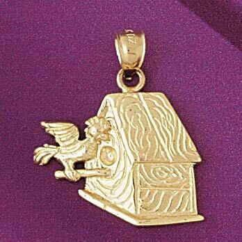 Dazzlers Jewelry Nest Pendant Necklace Charm Bracelet in Yellow, White or Rose Gold 7005, MPN: DZ-7…