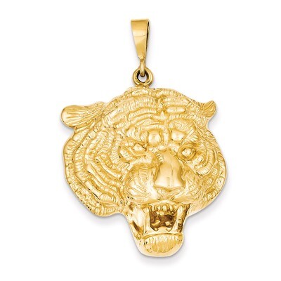 Tigers Head Pendant 14k Gold C1158, MPN: C1158, 886774087368