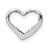 2-D Floating Heart Charm 14k White Gold K7119W, MPN: K7119W, 637218136889