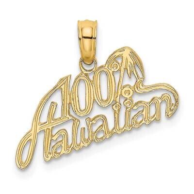 100% Hawaiian Charm 14k Gold K8895, MPN: K8895, 637218029266