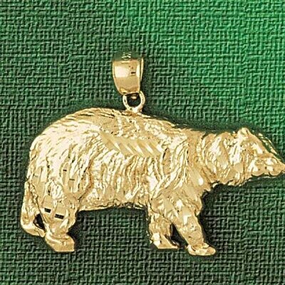 Dazzlers Jewelry Wild Bear Pendant Necklace Charm Bracelet in Yellow, White or Rose Gold 2549, MPN:…