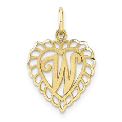 Initial W Charm 10k Gold 10C568W, MPN: 10C568W,