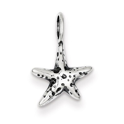 Starfish Pendant Antiqued Sterling Silver QC4898, MPN: QC4898, 883957518817