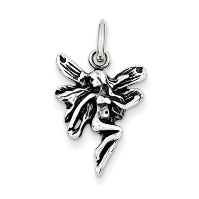 Fairy Pendant Antiqued Sterling Silver QC3907, MPN: QC3907, 883957908977