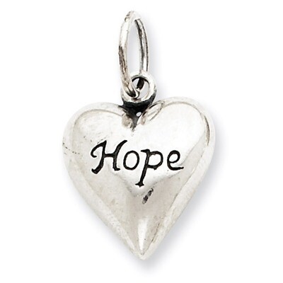 Hope Pendant Antiqued Sterling Silver QC5962, MPN: QC5962, 883957913704