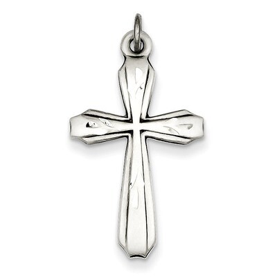 Cross Pendant Antiqued Sterling Silver QC5846, MPN: QC5846, 886774111674