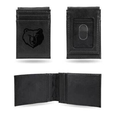 NBA Memphis Grizzlies Black Faux Leather Front Pocket Wallet GC7466, MPN: GC7466, 767345895462