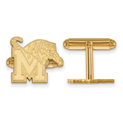 University of Memphis Cufflinks Gold-plated Silver GP010UMP, MPN: GP010UMP, 886774911786