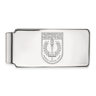 University of Memphis Money Clip Crest Sterling Silver SS030UMP, MPN: SS030UMP, 886774711218