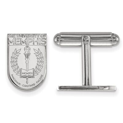 University of Memphis Crest Cuff Link Sterling Silver SS029UMP, MPN: SS029UMP, 886774711164
