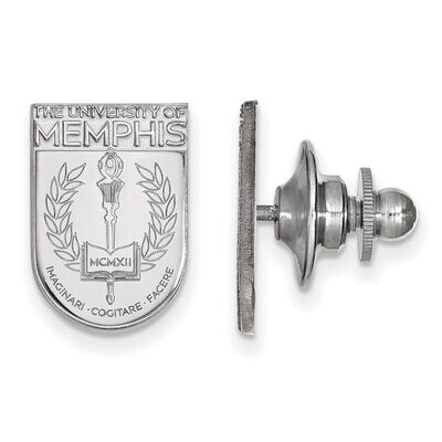 University of Memphis Crest Lapel Pin Sterling Silver SS028UMP, MPN: SS028UMP, 886774710730