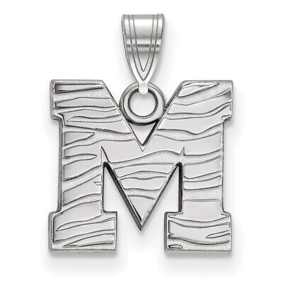 University of Memphis Small Pendant Sterling Silver SS045UMP, MPN: SS045UMP, 886774710815