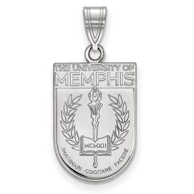 University of Memphis Large Crest Sterling Silver SS027UMP, MPN: SS027UMP, 886774711041