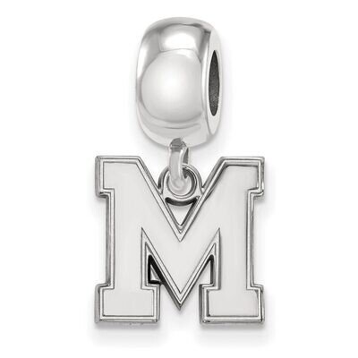 University of Memphis Small Bead Charm Sterling Silver SS050UMP, MPN: SS050UMP, 886774711010