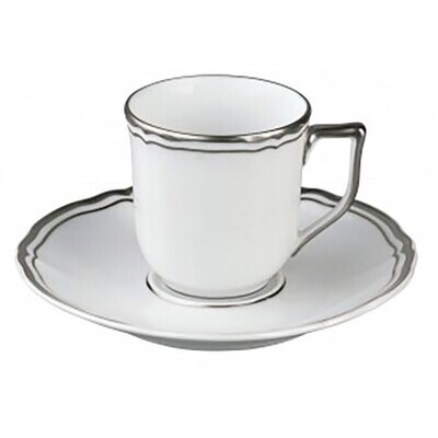 Raynaud Polka Platine Coffee Cup Without Foot 0636-01-305013, MPN: 0636-01-305013, 3660006693322