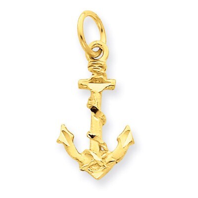 Anchor Charm 14k Gold C1170, MPN: C1170, 883957855264
