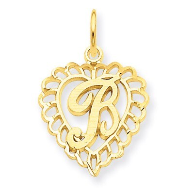 Initial B Charm 14k Gold C568B, MPN: C568B, 886774090986