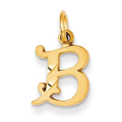 Initial B Charm 14k Gold C565B, MPN: C565B, 886774090788