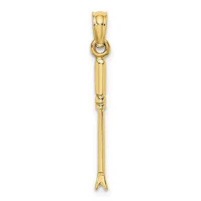 3-D Weeding Garden Tool Charm 10k Gold 10K7319, MPN: 10K7319,