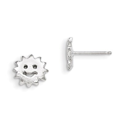 Sun Mini Earrings Sterling Silver QE116, MPN: QE116, 883957921785
