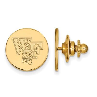 Wake Forest University Lapel Pin Gold-plated Silver GP075WFU, MPN: GP075WFU, 886774954943