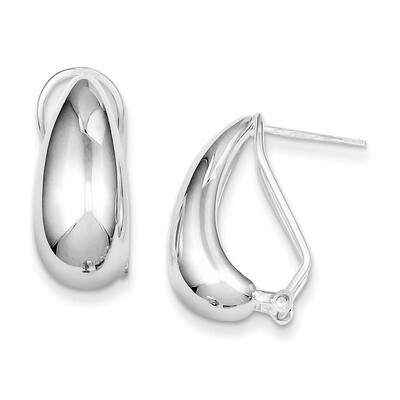 Omega-back Earrings Sterling Silver QE940, MPN: QE940, 886774114071
