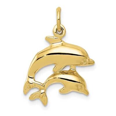 Dolphin Charm 10k Gold 10ZC493, MPN: 10ZC493,