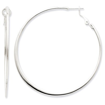 Hoop Earrings Sterling Silver QE3747, MPN: QE3747, 883957927763